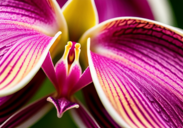 Healthy terrestrial orchid