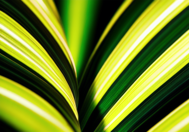A close-up of a vibrant green snake plant leaf