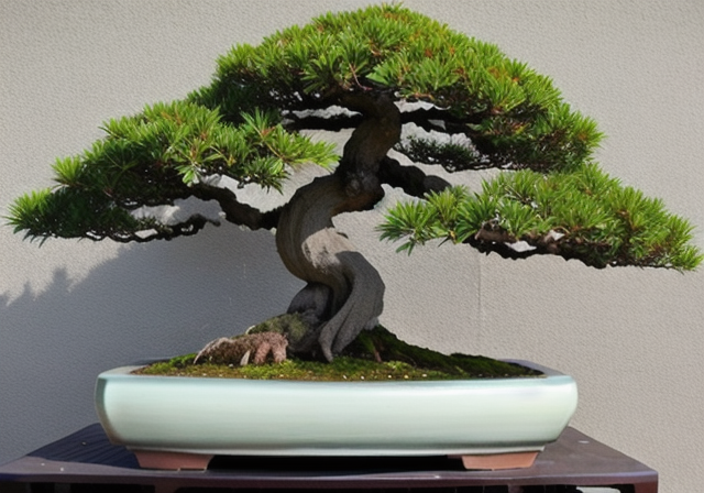 Imagem de um lindo bonsai