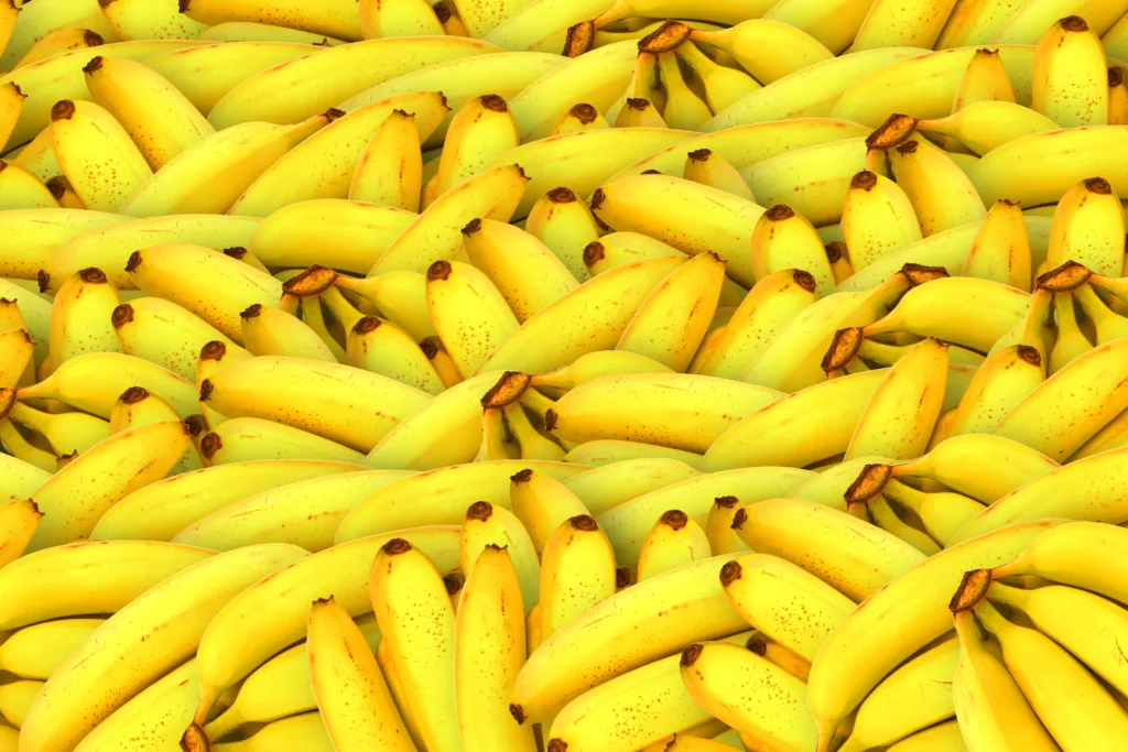 varias bananas maduras
