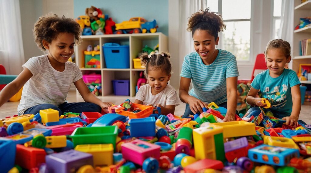 como organizar brinquedos