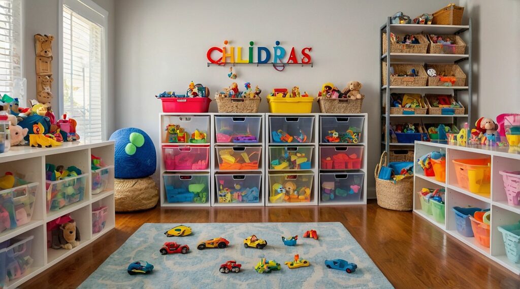 como organizar brinquedos